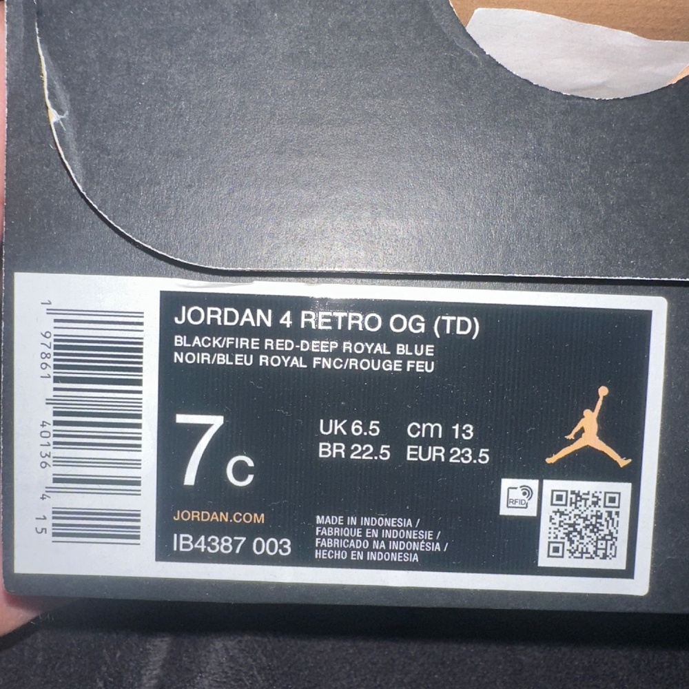 Jordan 4 Retro OG (TD)